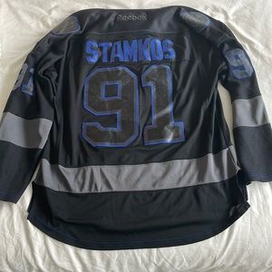 Tampa Bay Lightning Black Ice Steven Stamkos #91 Jersey